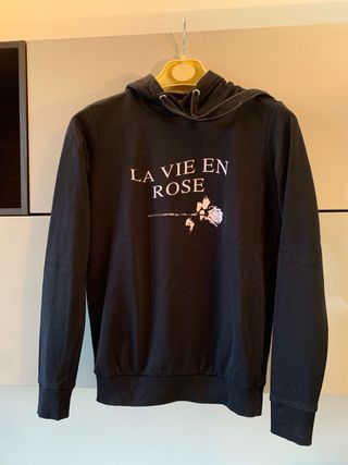 Felpa Tally Weijl nera XS con cappuccio