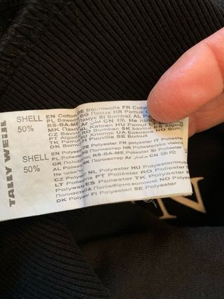 Felpa Tally Weijl nera XS con cappuccio