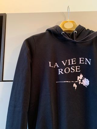 Felpa Tally Weijl nera XS con cappuccio