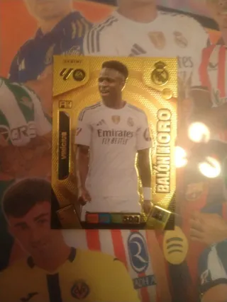 Cromo Balón de Oro Vinícius Jr.