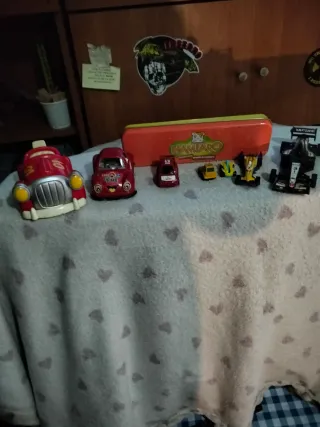 Giocattoli vintage auto pompieri