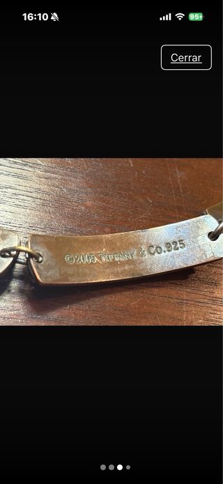Pulsera Tiffany & Co. Plata y Titanio
