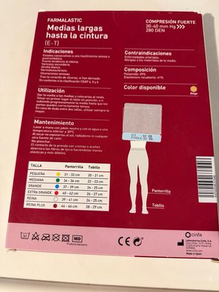 Medias Farmalastic Terapéuticas Beige Talla Única