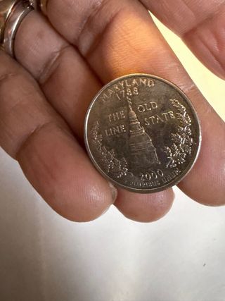 Moneta Quarto di Dollaro USA 2000 Maryland