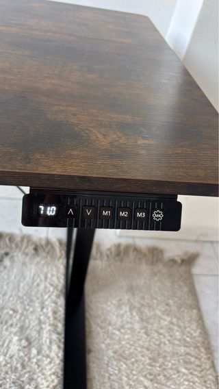 Escritorio Elevable Eléctrico Madera y Metal