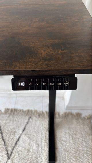 Escritorio Elevable Eléctrico Madera y Metal