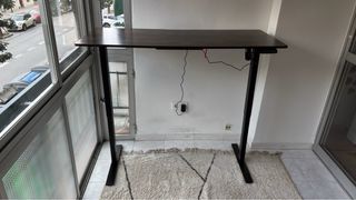 Escritorio Elevable Eléctrico Madera y Metal