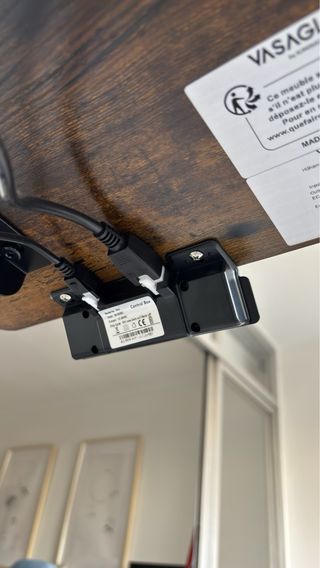 Escritorio Elevable Eléctrico Madera y Metal