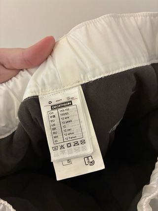 Pantalón esquí blanco niña Decathlon talla 12 años
