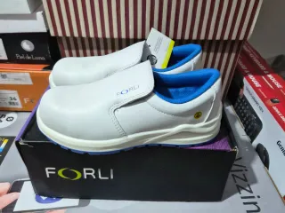 Zapatos de seguridad FORLI blancos talla 36