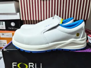Zapatos de seguridad FORLI blancos talla 36