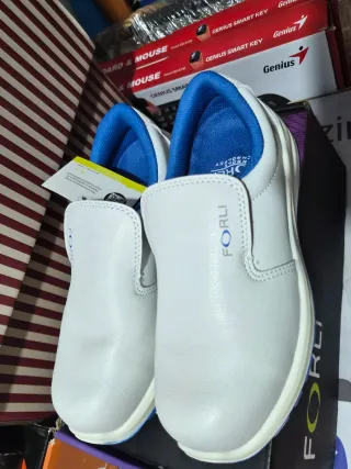 Zapatos de seguridad FORLI blancos talla 36