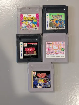 Juegos Game Boy Color (5 Cartuchos)