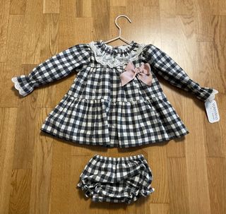 Vestido Valentina Bebés 12 meses a estrenar