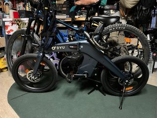 Bicicleta eléctrica plegable DYU T1 Negra 5 km