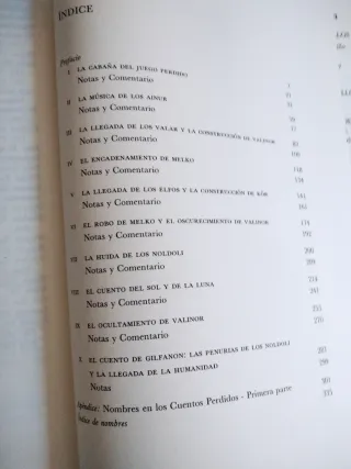 El libro de los Cuentos Perdidos I. Tolkien.