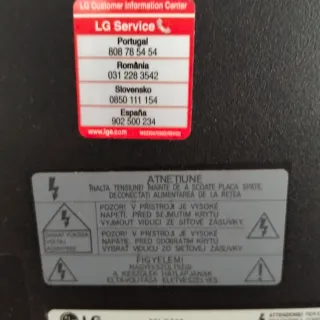 TV LG 32 Negra. Funciona perfectamente.