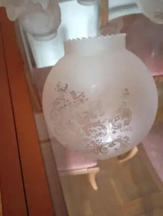 Tulipas de cristal para lámpara