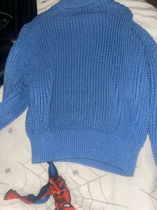 Jersey azul de punto