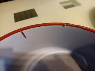 Cazuela de acero esmaltado granate con tapa