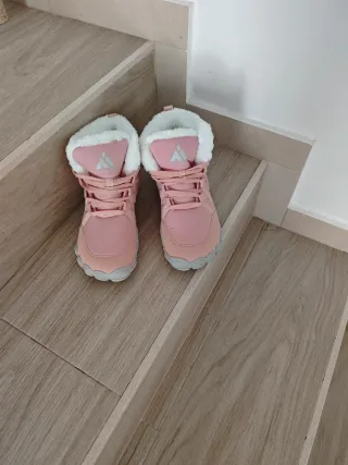 Botines impermeables Barefoot rosa 38