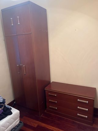 Muebles de habitación: armario y cómoda
