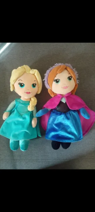 Pareja Peluches Frozen Elsa y Anna