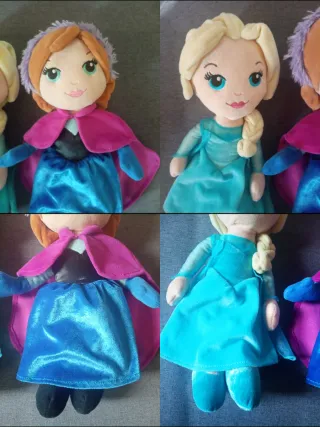 Pareja Peluches Frozen Elsa y Anna