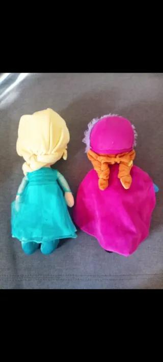 Pareja Peluches Frozen Elsa y Anna
