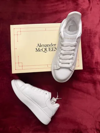 Alexander McQueen Scarpe Bianche Uomo