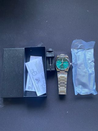 Reloj Poedagar Elegante Hombre Esfera Verde