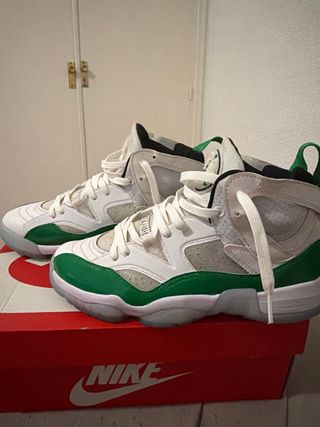 Zapatillas Jordan Jumpman Two Trey Blancas y Verde