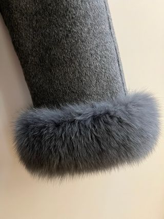 Preciosos Puños Pelo Zorro Natural (Par) | NUEVOS