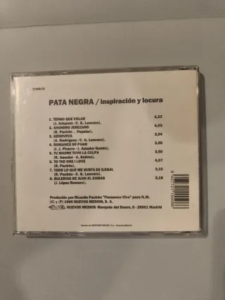 CD Pata Negra / Inspiración y Locura