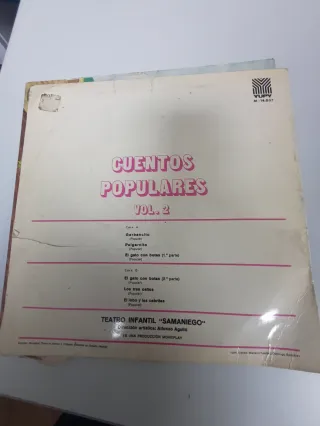 3 Vinilos Cuentos y Música Infantil