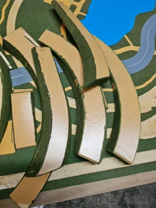 Rampas H0 y N para maquetas de tren electrico