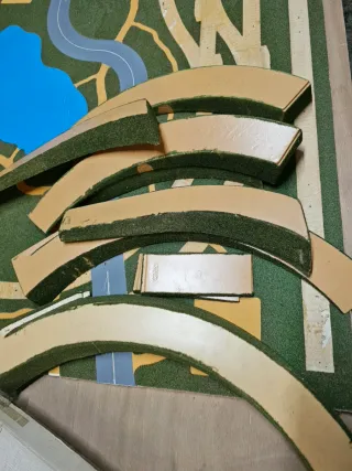 Rampas H0 y N para maquetas de tren electrico