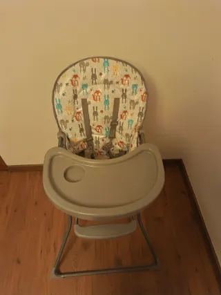 Trona infantil con estampado de animales