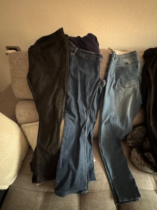 Ropa Premamá Negro y Azul