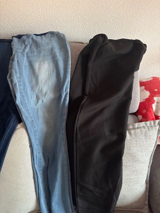 Ropa Premamá Negro y Azul