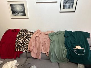 Ropa Premamá Negro y Azul