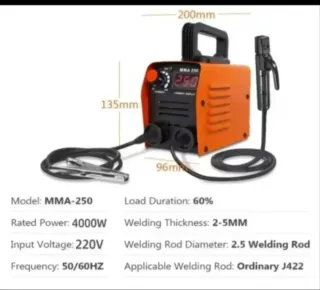 Máquina Soldar Inverter MMA-250