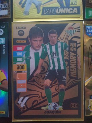 Cromo Joaquín Memori Balón de Oro LaLiga