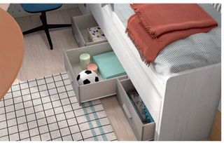 Cama nido con 2 cajones. Camas nido, literas y más