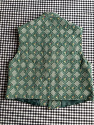 Chaleco traje fallero niño verde