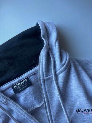 Sudadera McKenzie gris con cremallera
