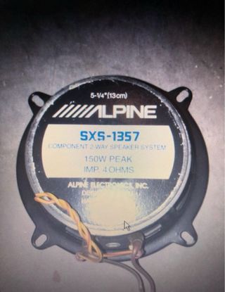 Altavoces Alpine SXS-1357 150W 5-1/4 de Segunda mano por 50 EUR en