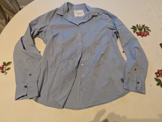 Camisa Massimo Dutti Mujer T42 Azul