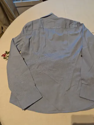 Camisa Massimo Dutti Mujer T42 Azul