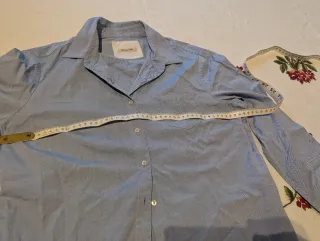 Camisa Massimo Dutti Mujer T42 Azul